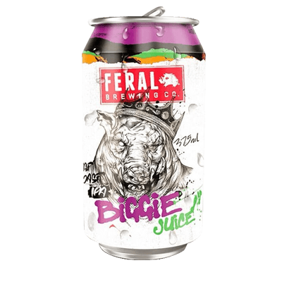 Feral Biggie Juice New England IPA 375ml Can Craft Beer Feral Brewing Company