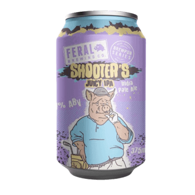 Feral Shooter's Juicy IPA Craft Beer Feral Brewing Company