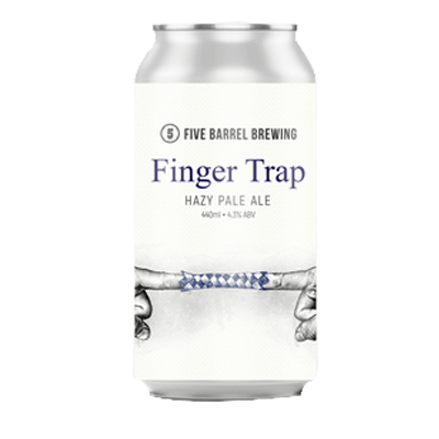 Five Barrel Finger Trap Hazy Pale Ale 440ml Can Craft Beer Five Barrel Brewing