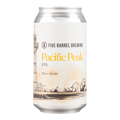 Five Barrel Pacific Peak XPA 375ml Can Craft Beer Five Barrel Brewing