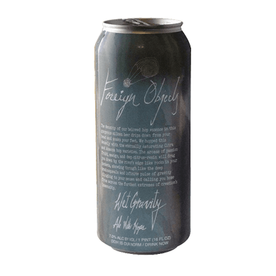 Foreign Objects Wet Gravity Hazy IPA Single Craft Beer Foreign Objects