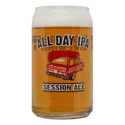 Founders All Day IPA Can 355ml Glass Glassware Founders