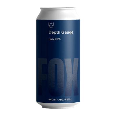 Fox Friday Depth Gauge Hazy DIPA 440ml Can Craft Beer Fox Friday Craft Brewery