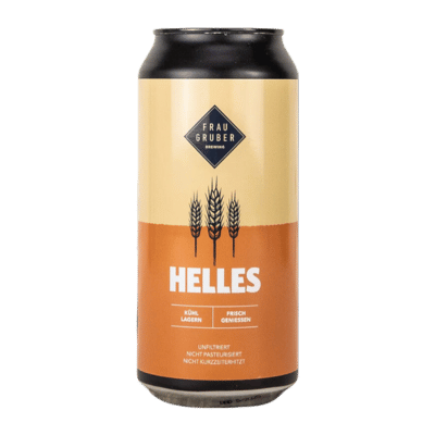 Fraugruber Unfiltered Helles Lager 440ml Can Craft Beer FrauGruber Brewing