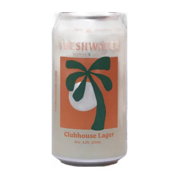 Freshwater Clubhouse Lager 375ml Can Craft Beer Freshwater