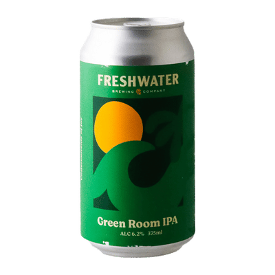 Freshwater Green Room West Coast IPA 375ml Can Craft Beer Freshwater