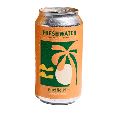 Freshwater Pacific Pils 375ml Can Craft Beer Freshwater