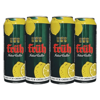 Fruh Natur Radler 500ml Can 4 Pack Craft Beer Colner Hofbrau Fruh