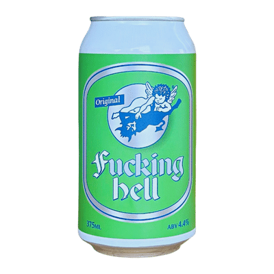 Fücking Hell Lager 375ml Can Craft Beer Bart's Belgian Beers
