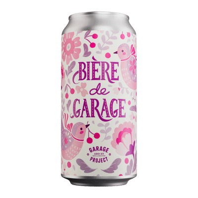 Garage Project Biere de Garage Tart Cherry Farmhouse Ale 440ml Can Craft Beer Garage Project