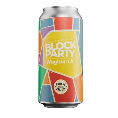 Garage Project Block Party Waghorn A Single Origin NZ Hopped IPA 440ml Can Craft Beer Garage Project