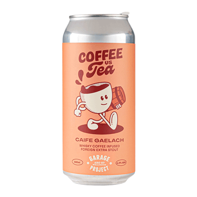 Garage Project Caife Gaelach Whisky Coffee Infused Foreign Extra Stout 440ml Can Craft Beer Garage Project