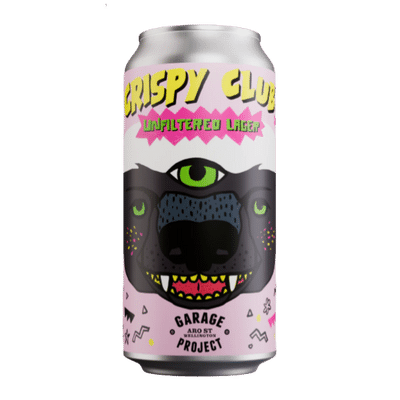 Garage Project Crispy Club Mellivora Capensis Unfiltered Lager 440ml Can Craft Beer Garage Project