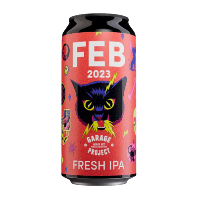 Garage Project Fresh IPA February 2023 440ml Can Craft Beer Garage Project