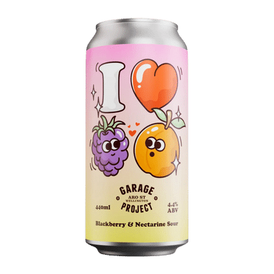 Garage Project I Heart Fruit Blackberry & Nectarine Sour 440ml Can Craft Beer Garage Project