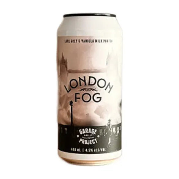 Garage Project London Fog Earl Grey & Vanilla Milk Porter 440ml Can Craft Beer Garage Project