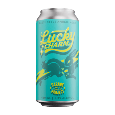 Garage Project Lucky Charm Czech Style Amber Lager 440ml Can Craft Beer Garage Project