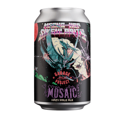 Garage Project Mecha Hop Singularity Mosaic Hazy Pale Ale 355ml Can Craft Beer Garage Project