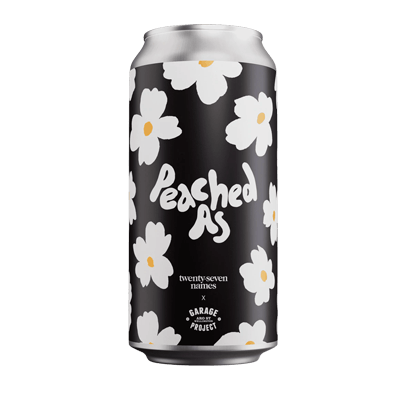 Garage Project Peached As Peach Iced Tea Sour 440ml Can Craft Beer Garage Project
