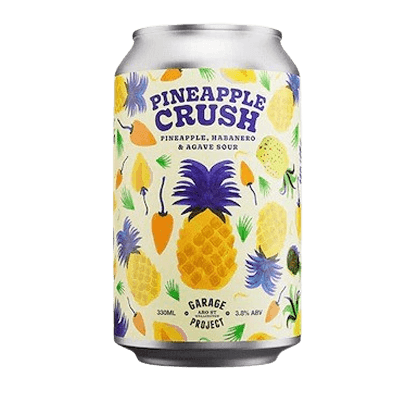 Garage Project Pineapple Crush Pineapple, Habanero & Agave Sour 330ml Can Craft Beer Garage Project