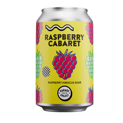 Garage Project Raspberry Cabaret Raspberry and Hibiscous Sour 355ml Can Craft Beer Garage Project
