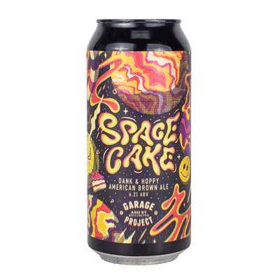 Garage Project Space Cake Dank & Hoppy American Brown Ale 440ml Can Craft Beer Garage Project