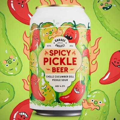 Garage Project Spicy Pickle Beer 330ml Can Craft Beer Garage Project