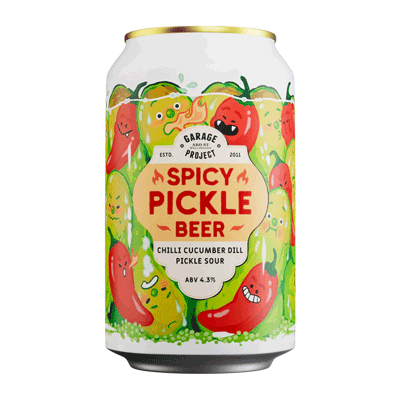Garage Project Spicy Pickle Beer 330ml Can Craft Beer Garage Project