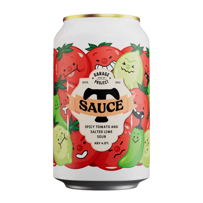 Garage Project T-Sauce Spicy Tomato and Salted Lime Sour 330ml Can Craft Beer Garage Project