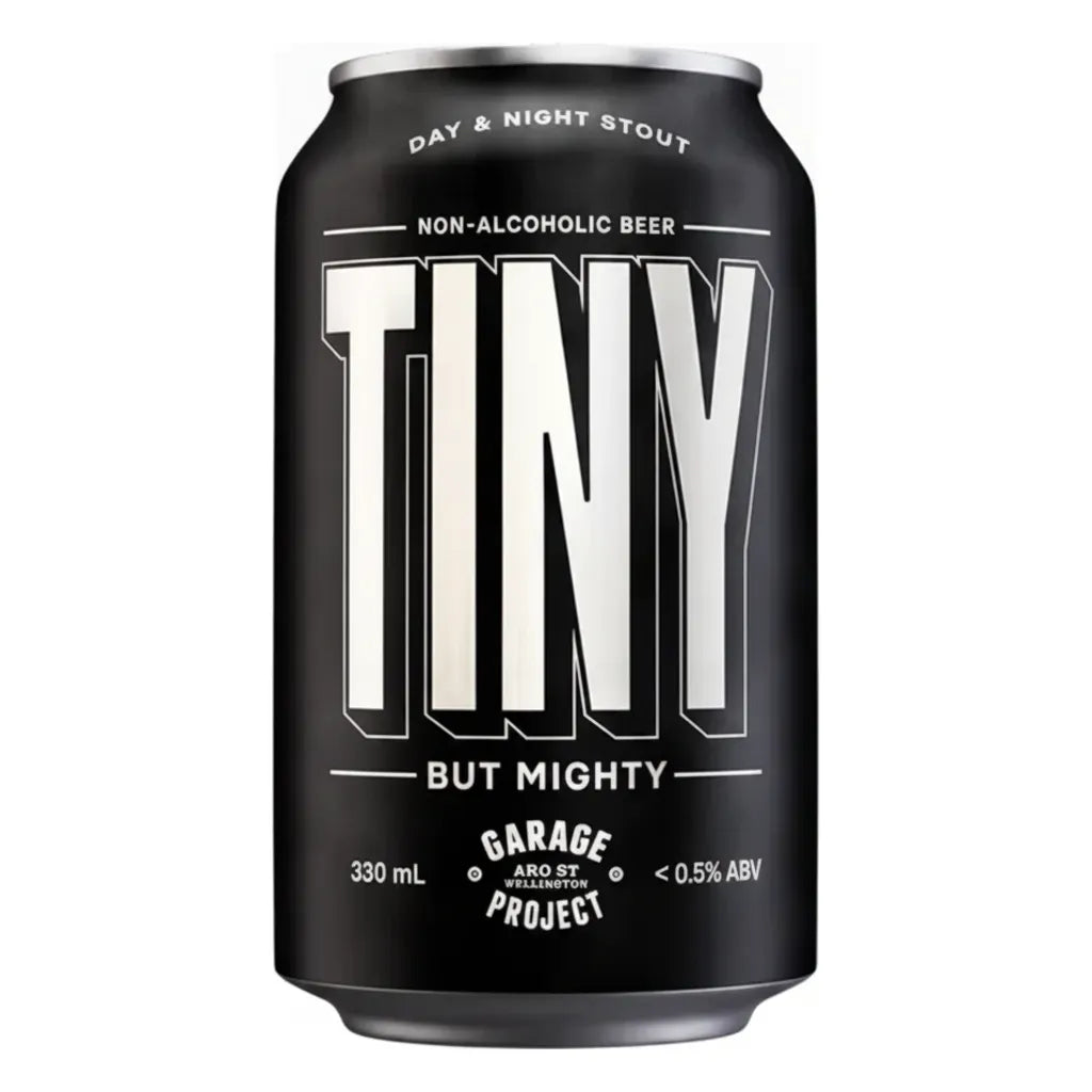 Garage Project Tiny Non-Alcoholic Day & Night Stout 330ml Single Sans Drinks Bundle Beer Cartel