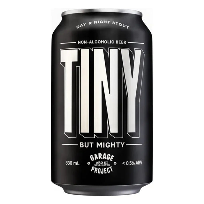 Garage Project Tiny Non-Alcoholic Day & Night Stout 330ml Single Sans Drinks Bundle Beer Cartel