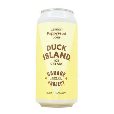 Garage Project x Duck Island Lemon Poppyseed Sour 440ml Can Craft Beer Garage Project