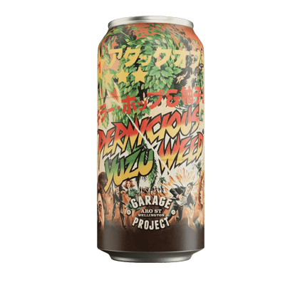 Garage Project Yuzu Pernicious Weed DIPA 440ml Can Single Craft Beer Garage Project