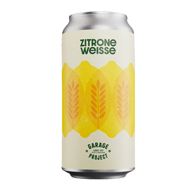 Garage Project Zitrone Weisse Citrus German Wheat Beer 440ml Can Garage Project