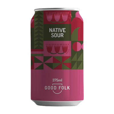Good Folk Native Sour 375ml Can Craft Beer Good Folk Brewing