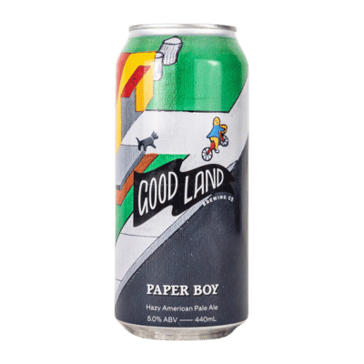 Good Land Paper Boy Hazy American Pale Ale 440ml Can Craft Beer Good Land Brewing Co