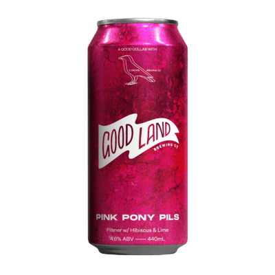 Good Land Pink Pony Pils 440ml Can Craft Beer Good Land Brewing Co