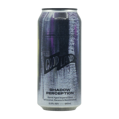 Good Land Shadow Perception BA Imperial Stout w/ Coconut, Banana & Marshmallow 440ml Can Craft Beer Good Land Brewing Co