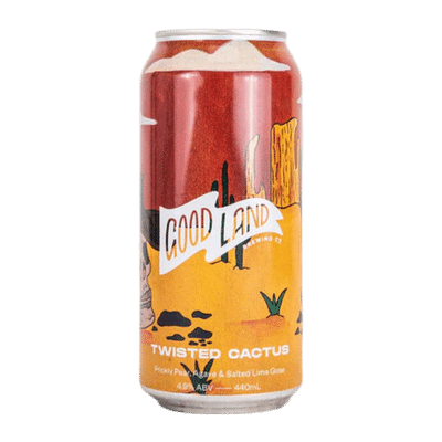 Good Land Twisted Cactus Prickly Pear, Agave & Lime Salted Gose 440ml Can Craft Beer Good Land Brewing Co