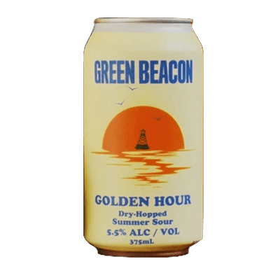 Green Beacon Golden Hour Summer Sour Craft Beer Green Beacon Brewing Co