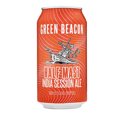 Green Beacon Half Mast Session IPA Craft Beer Green Beacon Brewing Co