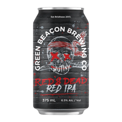 Green Beacon Red's Dead Red IPA Craft Beer Green Beacon Brewing Co