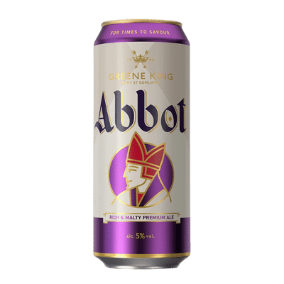 Greene King Abbot Ale 500ml Can Craft Beer Greene King