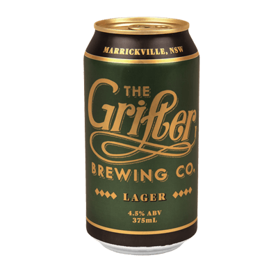 Grifter Lager 375ml Can Craft Beer Grifter Brewing Co