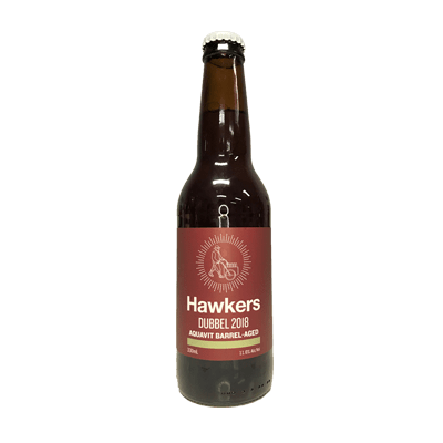Hawkers Aquavit Barrel-Aged Dubbel 2018 Craft Beer Hawkers Beer