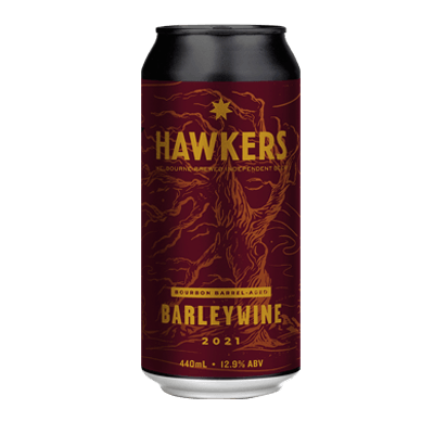 Hawkers BBA Barleywine 2021 440ml Can Craft Beer Hawkers Beer