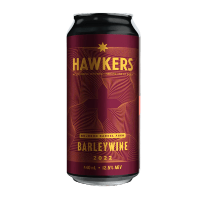 Hawkers Bourbon Barrel Aged Barleywine 2022 440ml Can Craft Beer Hawkers Beer