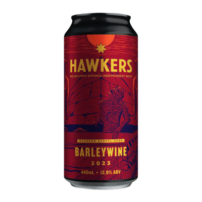 Hawkers Bourbon Barrel Aged Barleywine 2023 440ml Can Craft Beer Hawkers Beer
