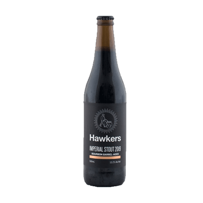 Hawkers Bourbon Barrel Aged - Imperial Stout 2019 (1 Limit) Single Craft Beer Hawkers Beer