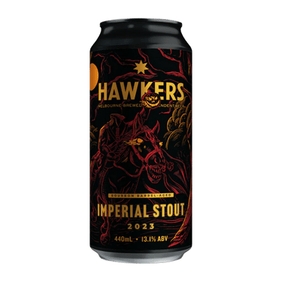 Hawkers Bourbon Barrel Aged Imperial Stout 2023 440ml Can Craft Beer Hawkers Beer